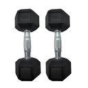 Par de mancuernas hexagonales 12 libras Wod Pro