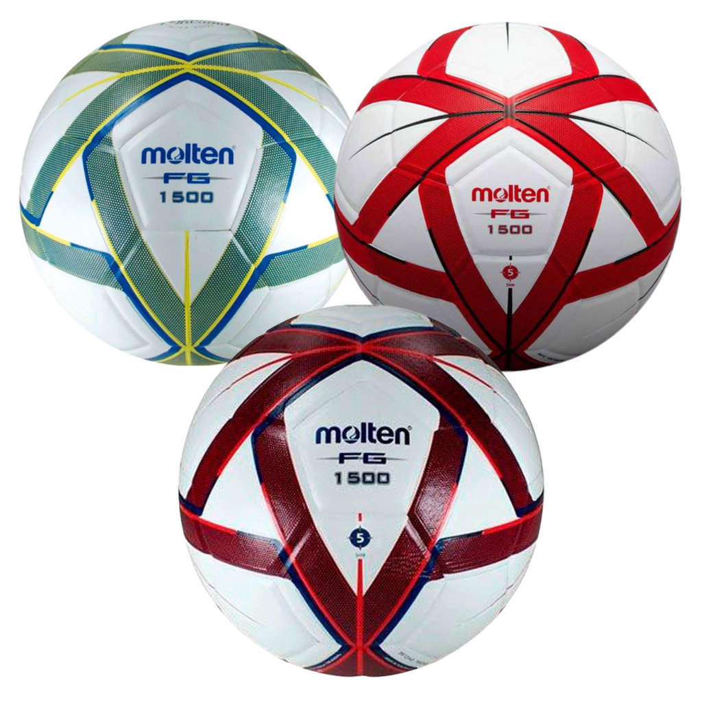 Pack 3 balones Molten de Fútbol Forza 1500