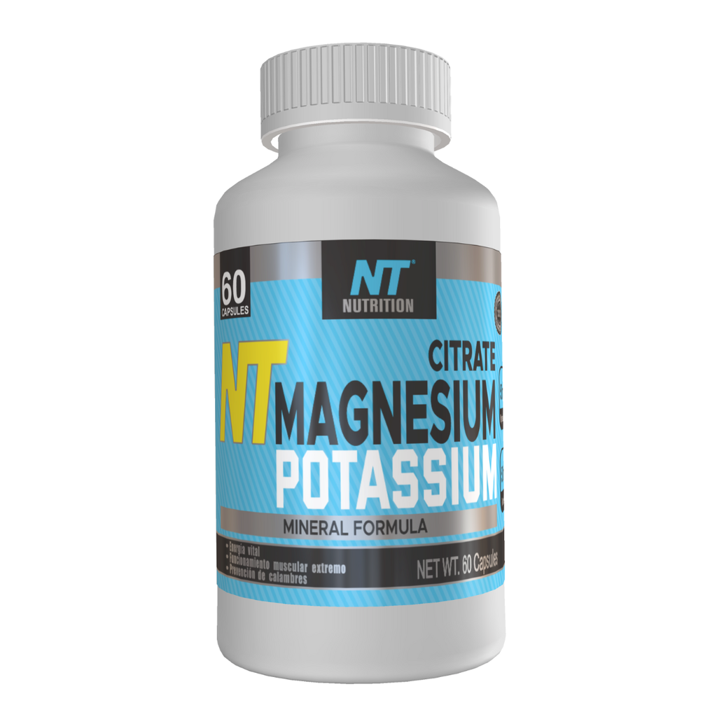 NT Nutrition Magnesio y Potasio 60 cápsulas