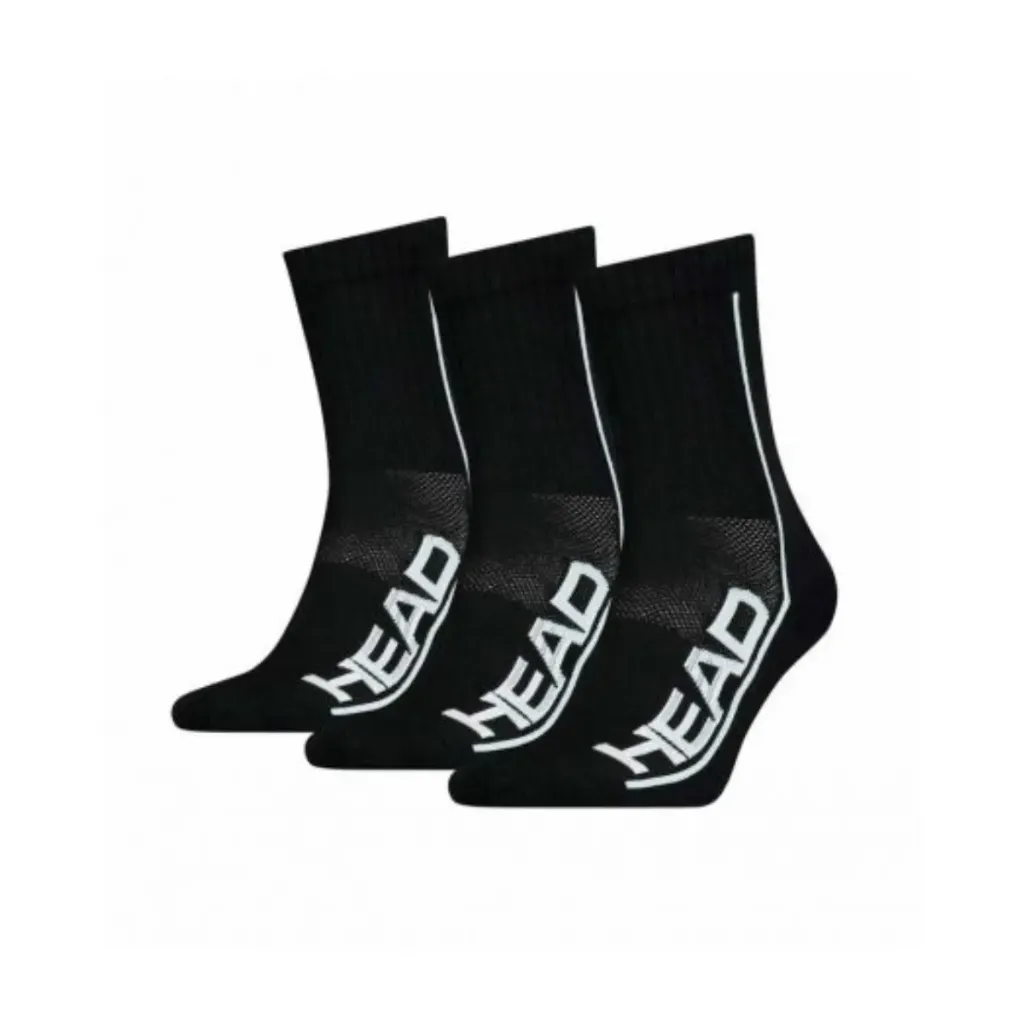 [A000016204] Calcetines Cortos Head Performance Crew 3 pares (Negro)