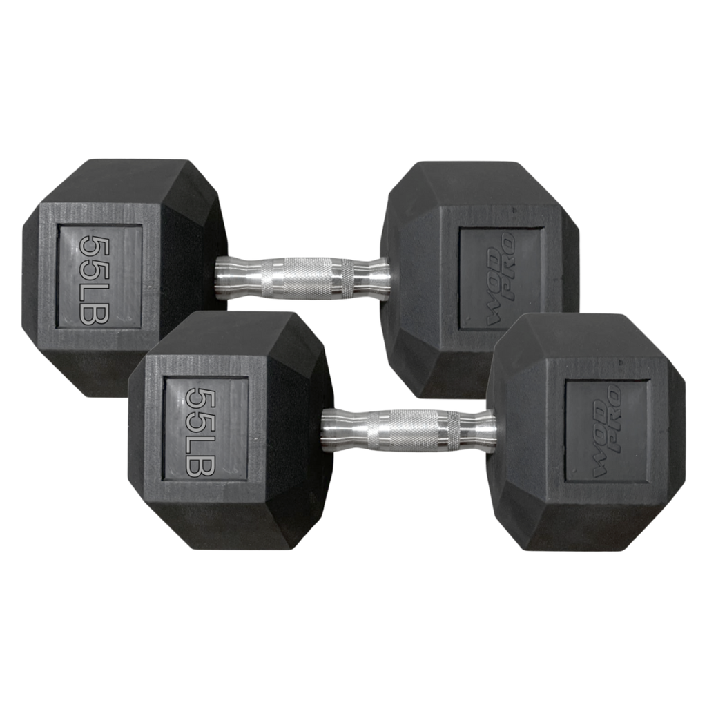 Par de Mancuernas Hexagonales Wod Pro 55 Lbs
