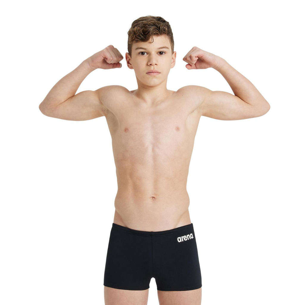 [A000017073] Traje de Baño Short Solid Junior (Negro, 8)
