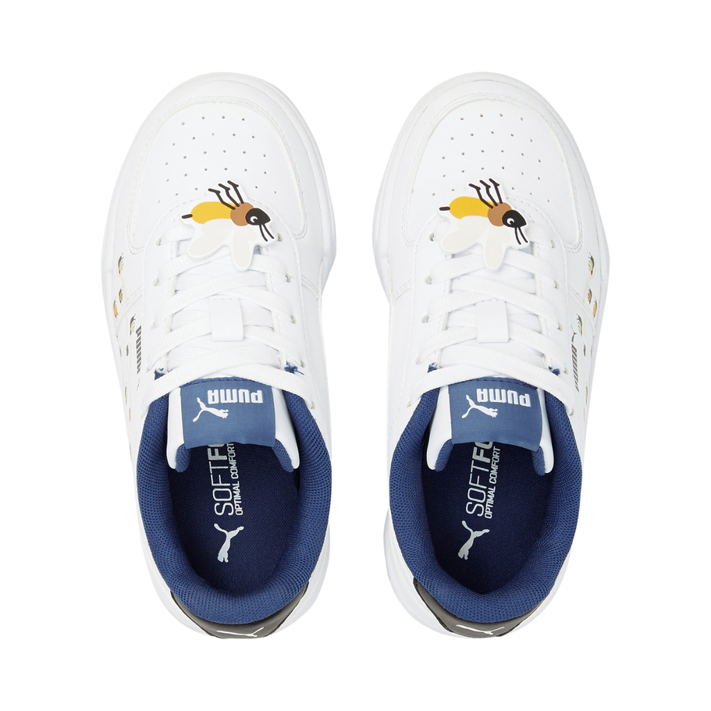 [A000017269] Tenis Puma Caven Preescolar (Blanco/Azul Small World, 20 MX)