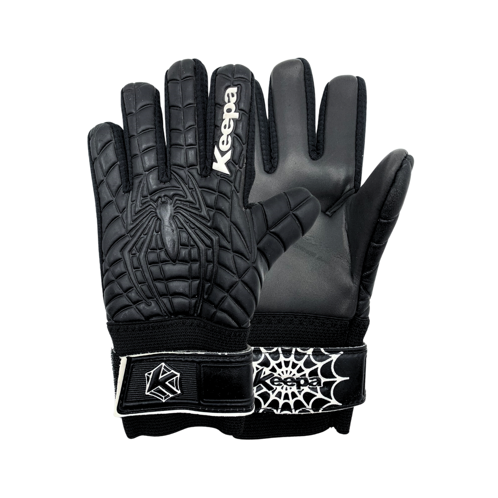 [A000017445] Guantes para portero Keepa Spider infantiles (Negro, 4)