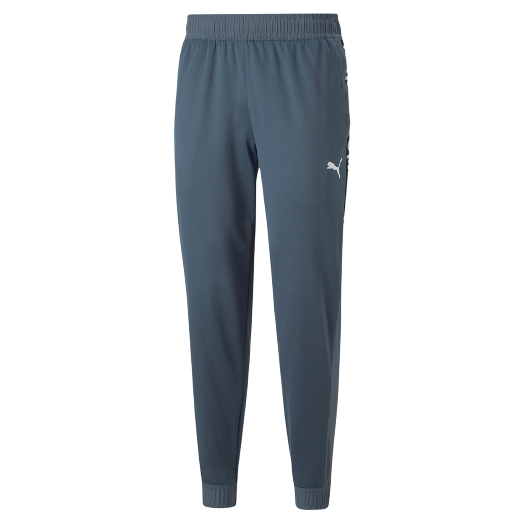 [A000017582] Pants deportivo Puma PWRFLEECE para hombre (Verde, M)