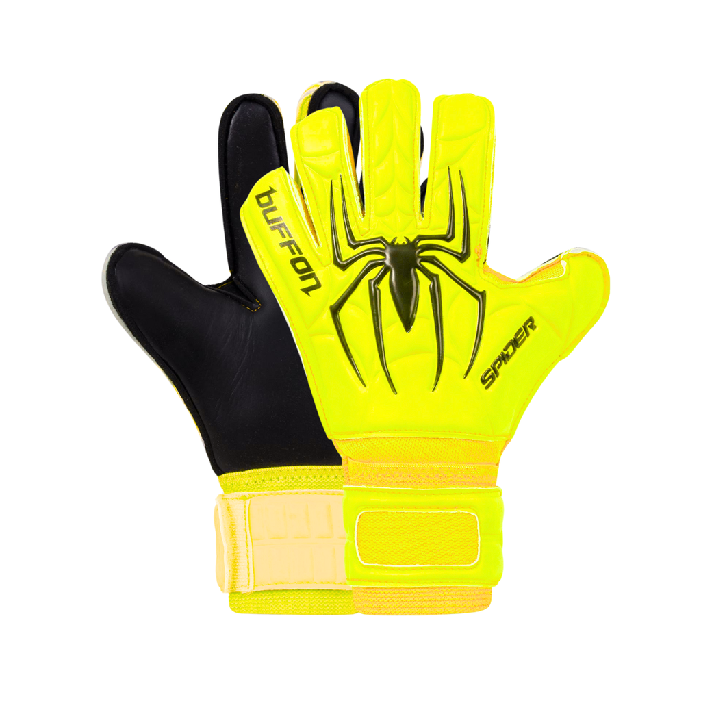 [A000017727] Guantes Portero Buffon Spider Infantil (Amarillo/Negro, 4)