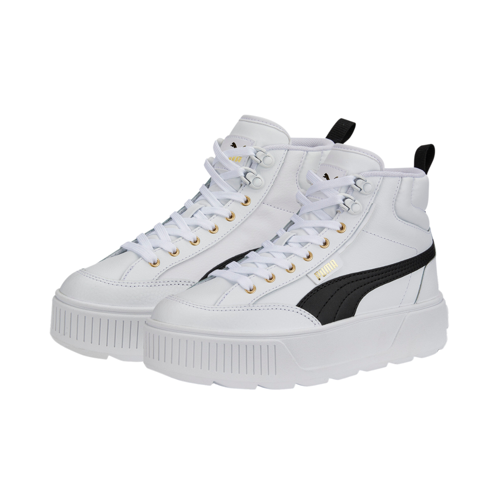 [A000017853] Tenis Puma Karmen Mid para mujer (Blanco/Negro, 22 MX)