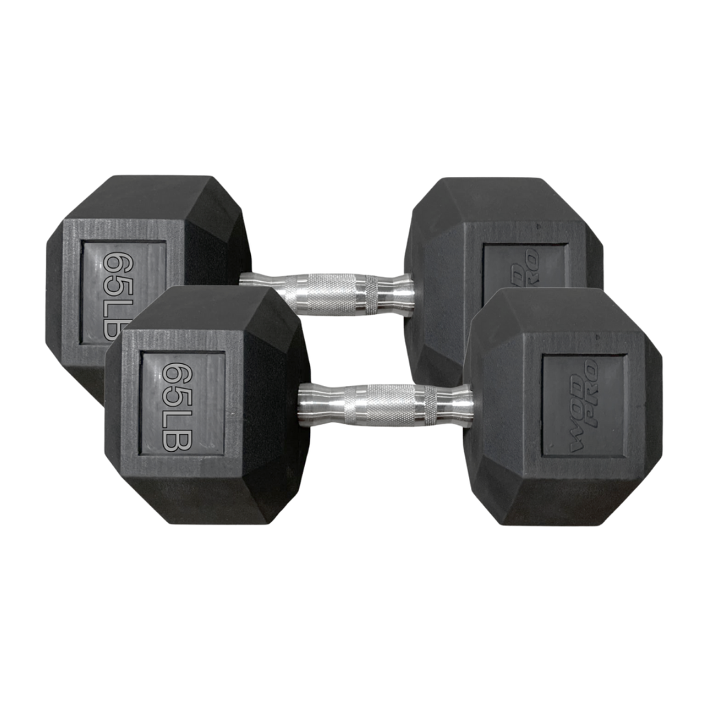 Par de Mancuernas Hexagonales Wod Pro 65 Lbs