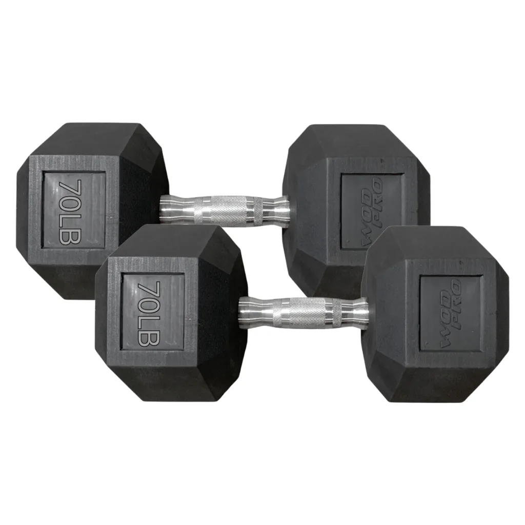 [A000017976] Par de Mancuernas Hexagonales Wod Pro 70 Lbs