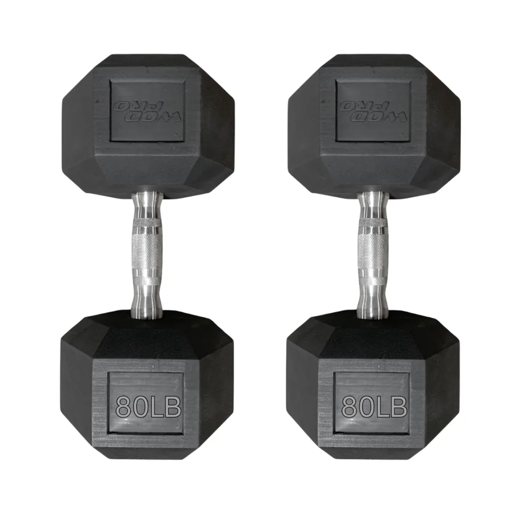 [A000017980] Par de Mancuernas Hexagonales Wod Pro 80 Lbs