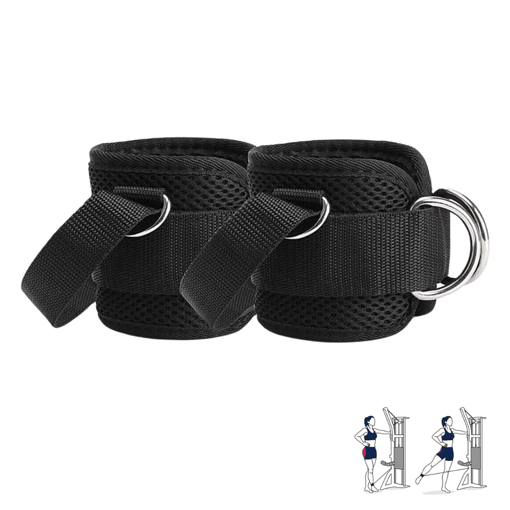 [A000018024] Par de grilletes Wod Pro para tobillo de neopreno con agarre de tobillo