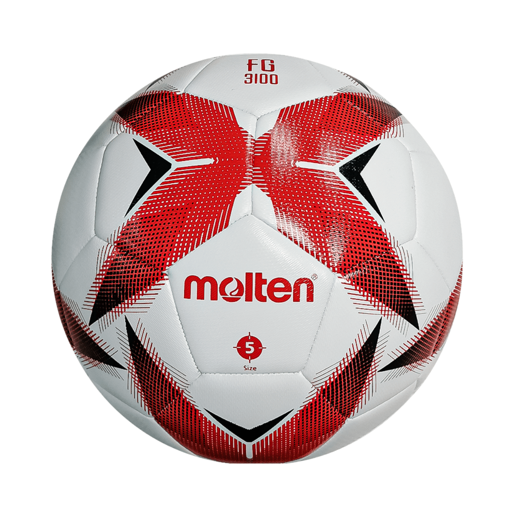 [A000018223] Balón de Fútbol Molten Forza F5R3100 #5 Híbrido (Blanco/Rojo/Negro)