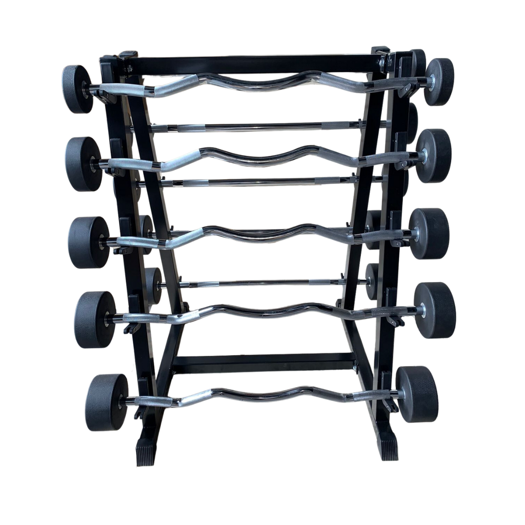 [A000018427] Barras de peso integrado 10 pzas con rack Wod Pro