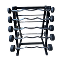 Barras de peso integrado 10 pzas con rack Wod Pro