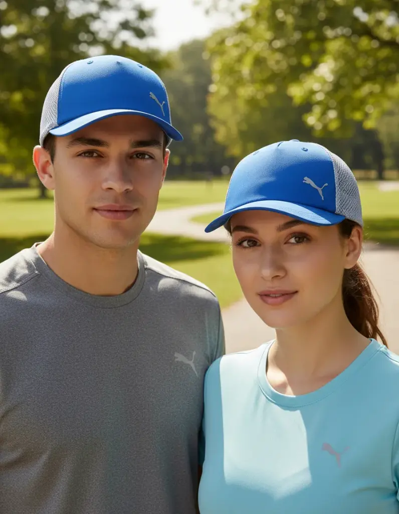 [A000018570] Gorra Puma Running Trucker (Azul/Gris)