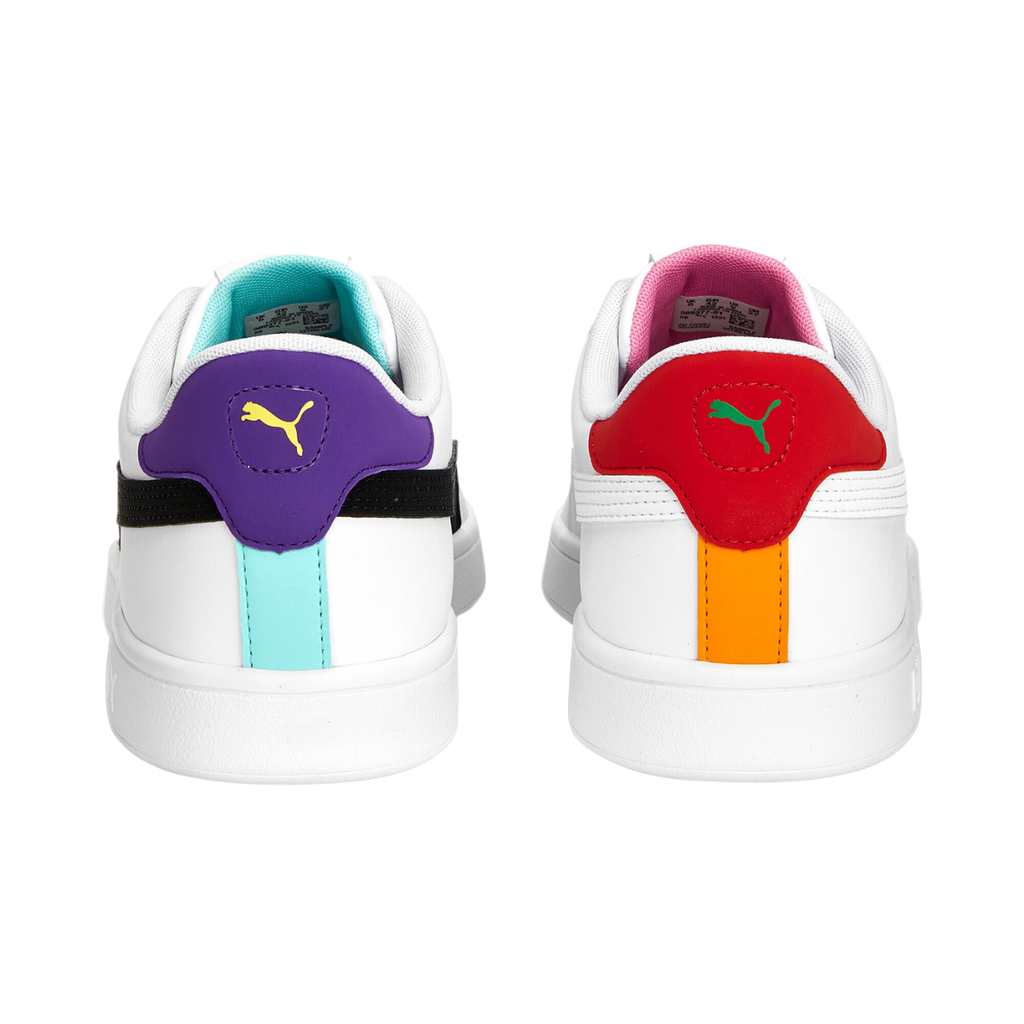 [A000019006] Tenis Puma Smash 3.0 para mujer (Blanco/Negro (Love Is Love), 23.5 MX)