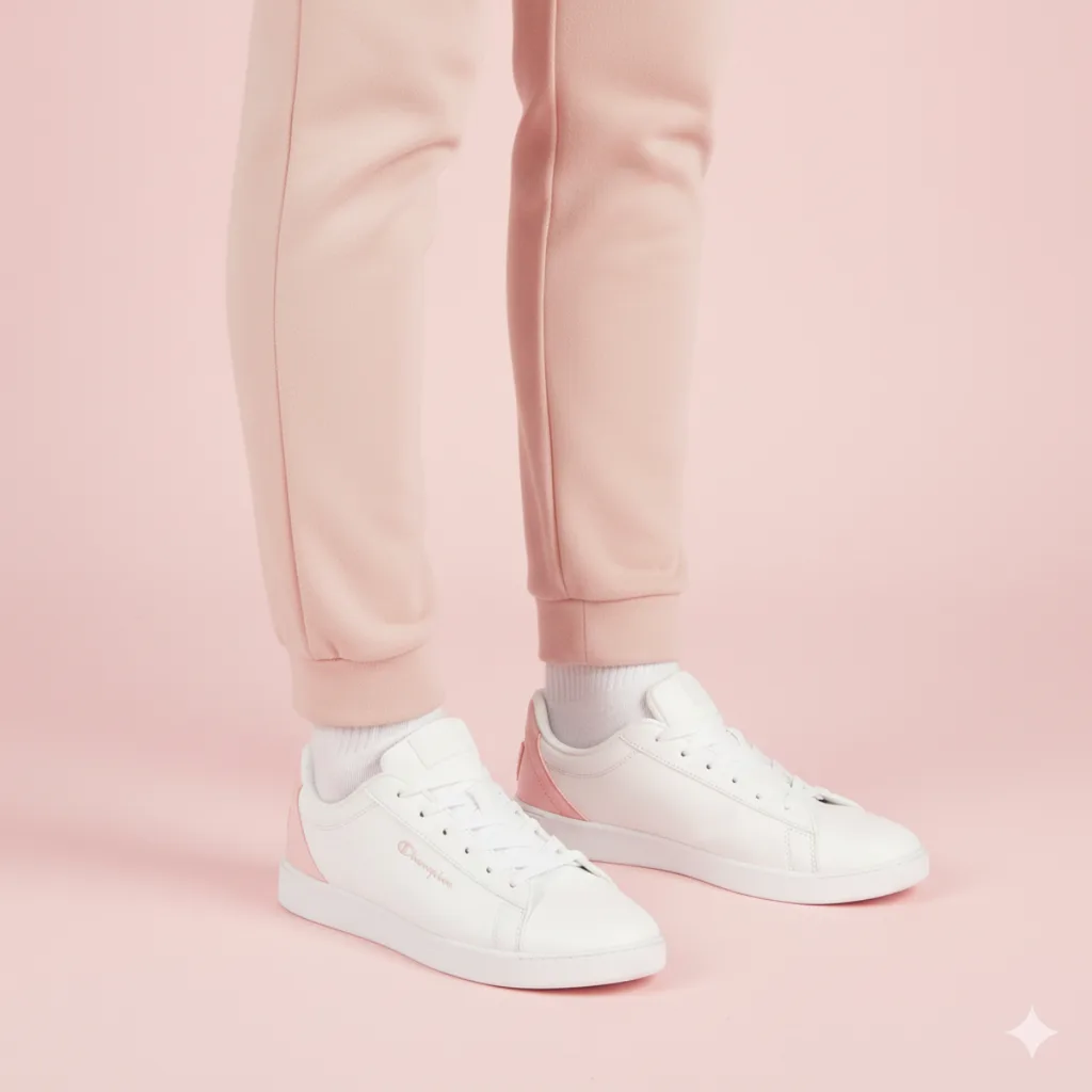 [A000020323] Tenis Champion Pure para Mujer (Blanco/Rosa, 23.5 MX)