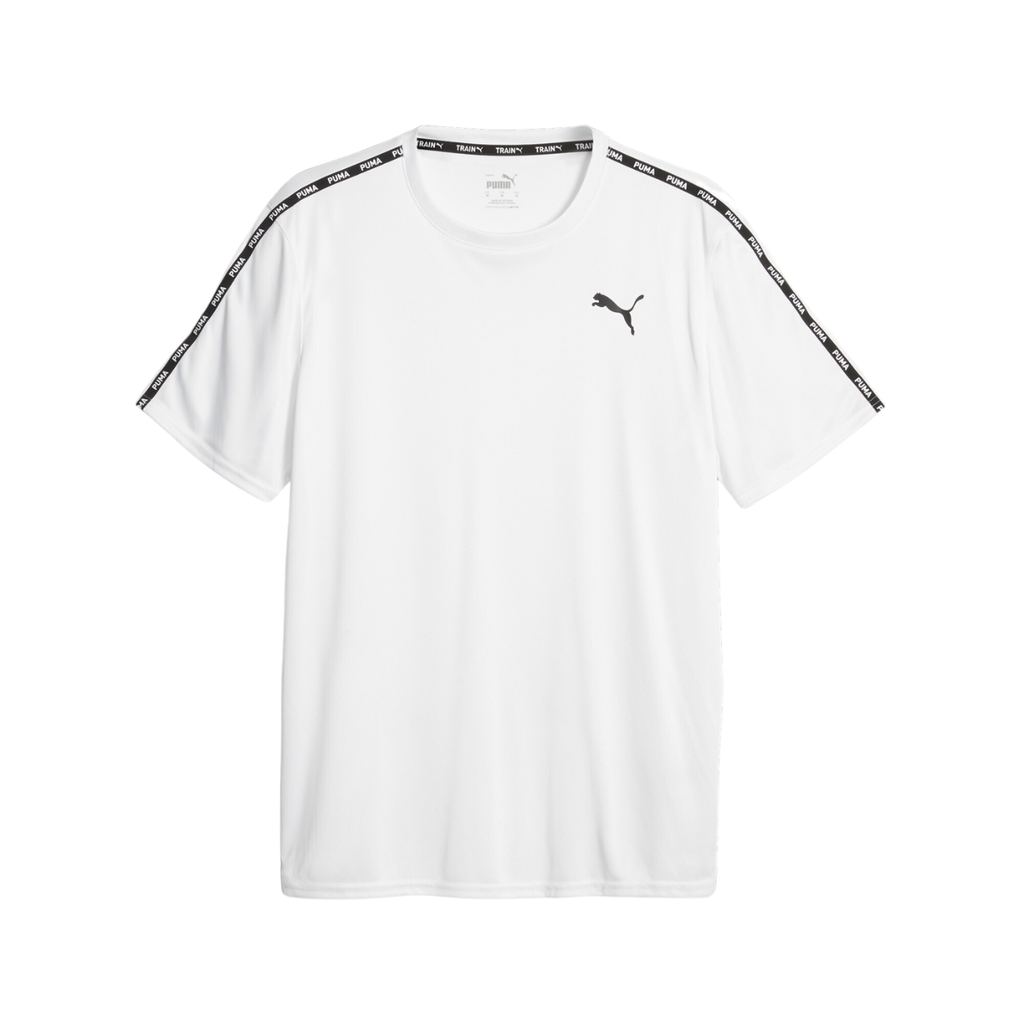 [A000021095] Playera Puma Fit Taped hombre (Blanco, S)