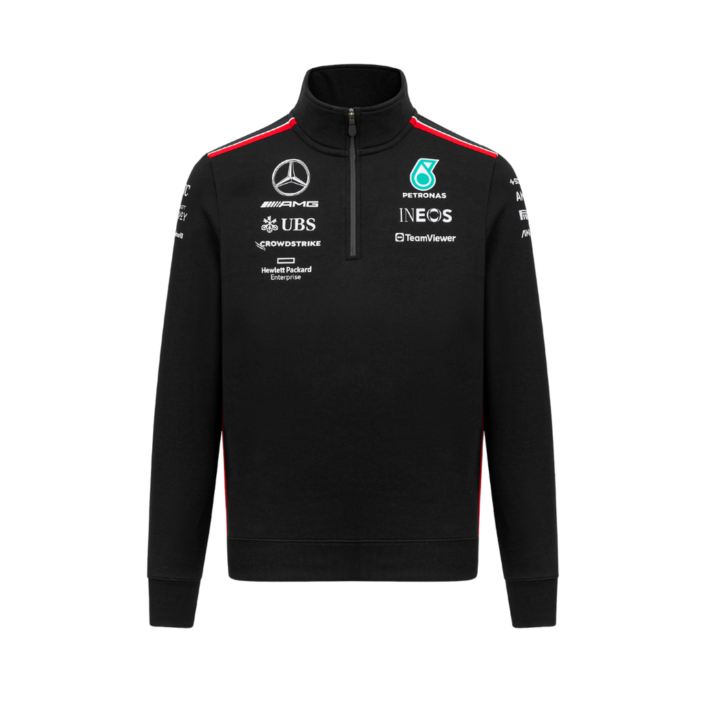 Sudadera F1 Mercedes AMG Petronas Oficial 2023 cierre 1/4