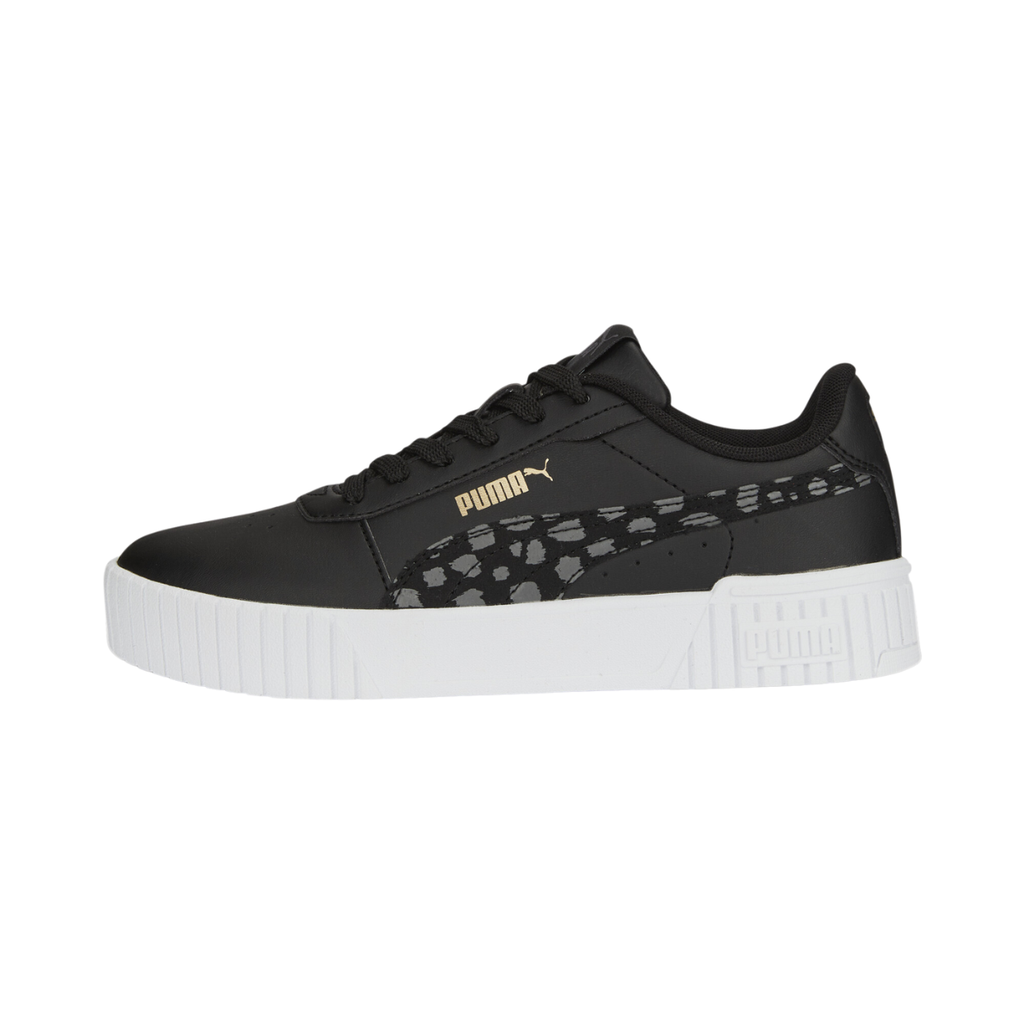 [A000021554] Tenis Puma Carina 2.0 Animal junior (Negro/Gris/Blanco, 23.5 MX)