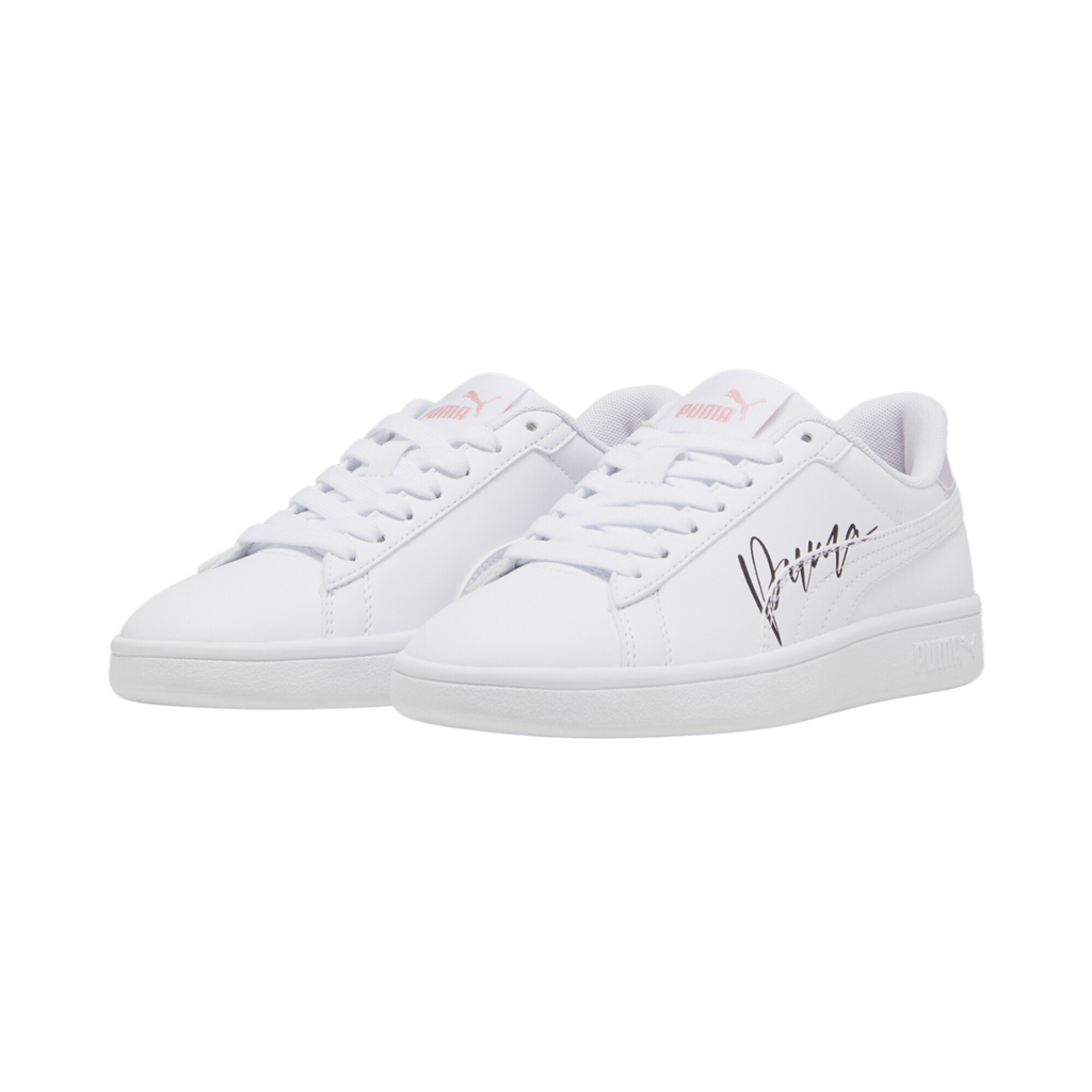 [A000021621] Tenis Puma Smash 3.0 junior (Blanco/Tornasol, 24.5 MX)