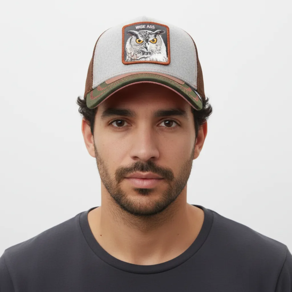 [A000021960] Gorra Goorin Bros Cum Laude Ass (Gris/Café/Oliva)