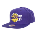 Gorra Mitchell & Ness LA Lakers Team Ground 2.0 visera plana