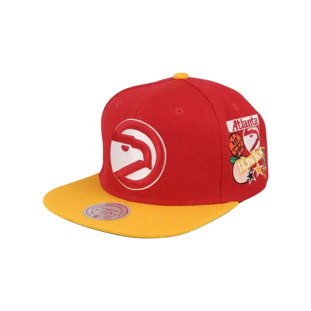 [A000022071] Gorra Mitchell & Ness NBA Hawks Patch Overload