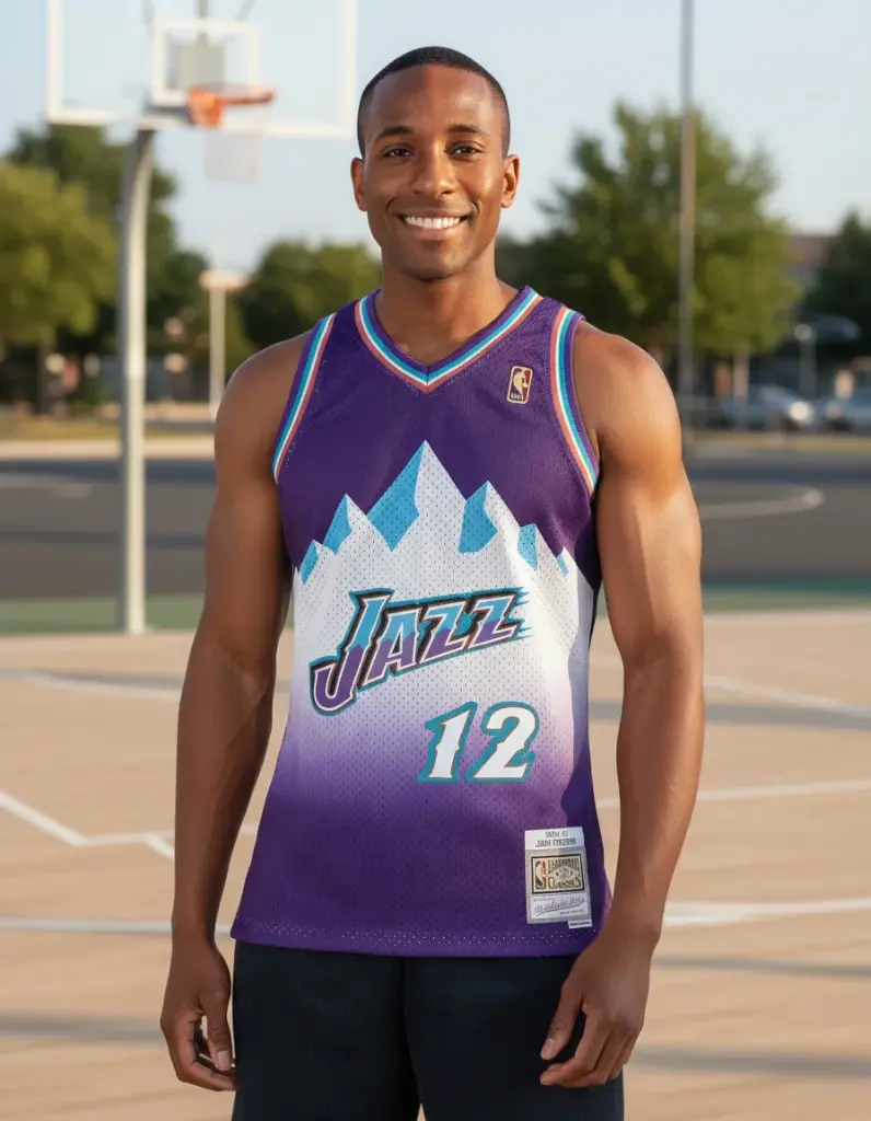 [A000022339] Jersey Mitchell & Ness NBA Jazz '96 John Stockton (L)