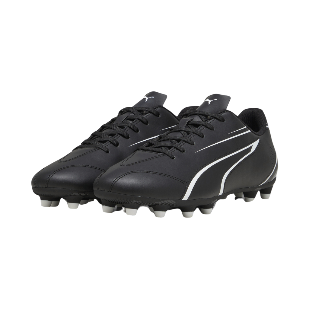[A000022421] Tenis Puma Vitoria FG/AG para hombre (Negro/Blanco, 7.5 MX)
