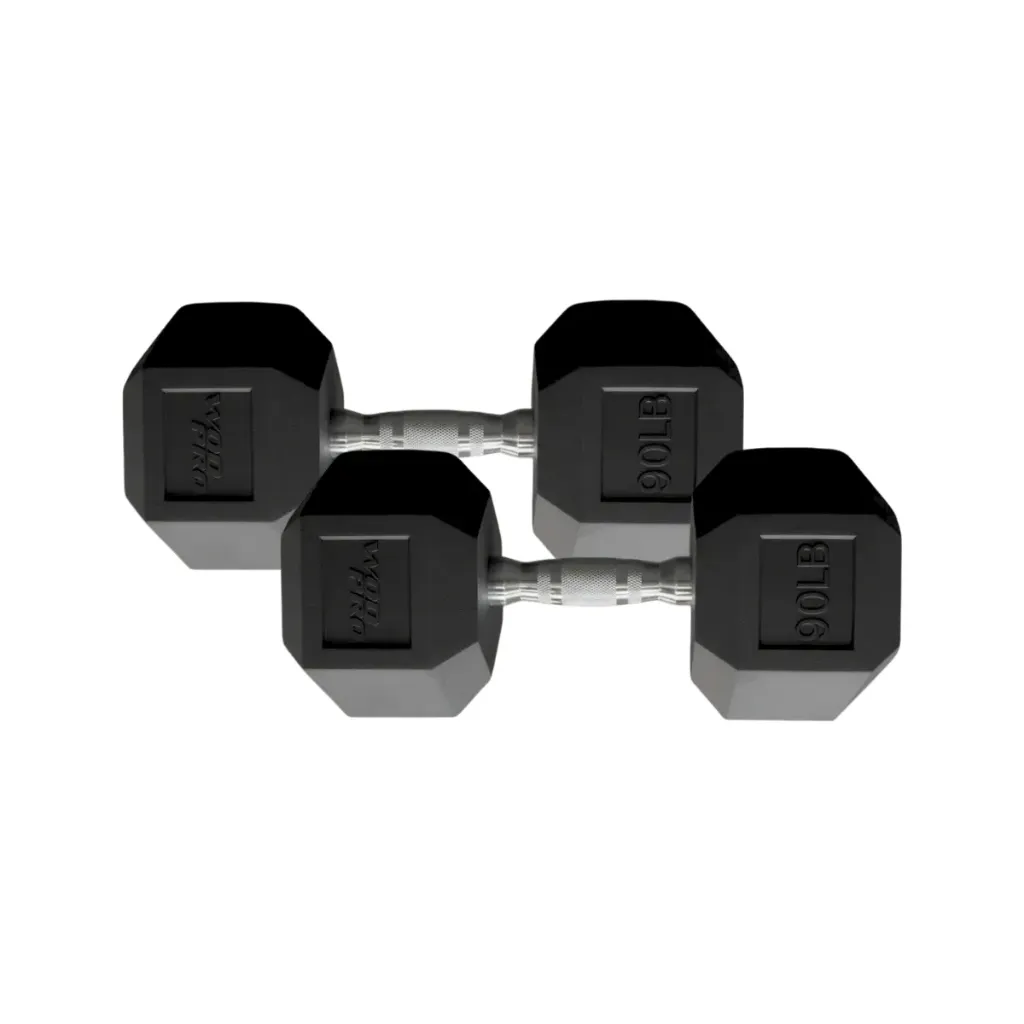 Par de Mancuernas Hexagonales Wod Pro 90 Lbs