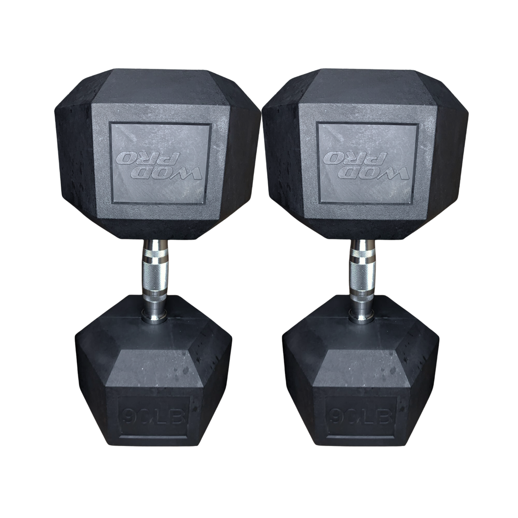 Par de mancuernas hexagonales 90 Libras Wod Pro