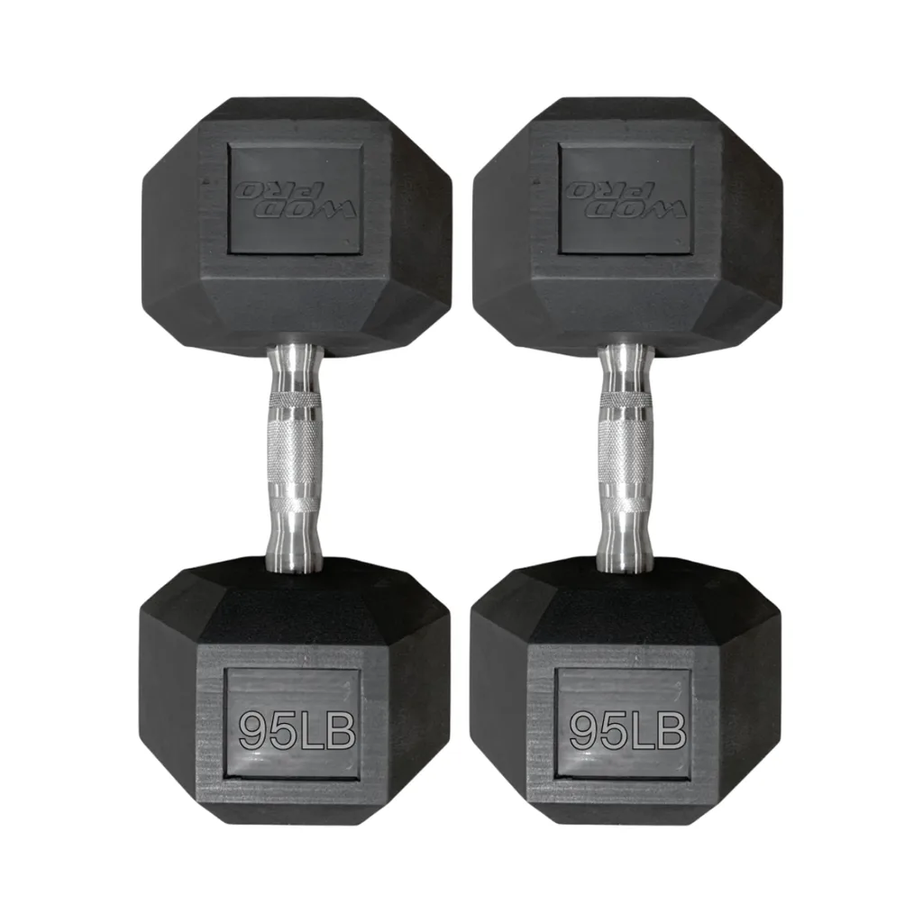 [A000022515] Par de Mancuernas Hexagonales Wod Pro 95 Lbs