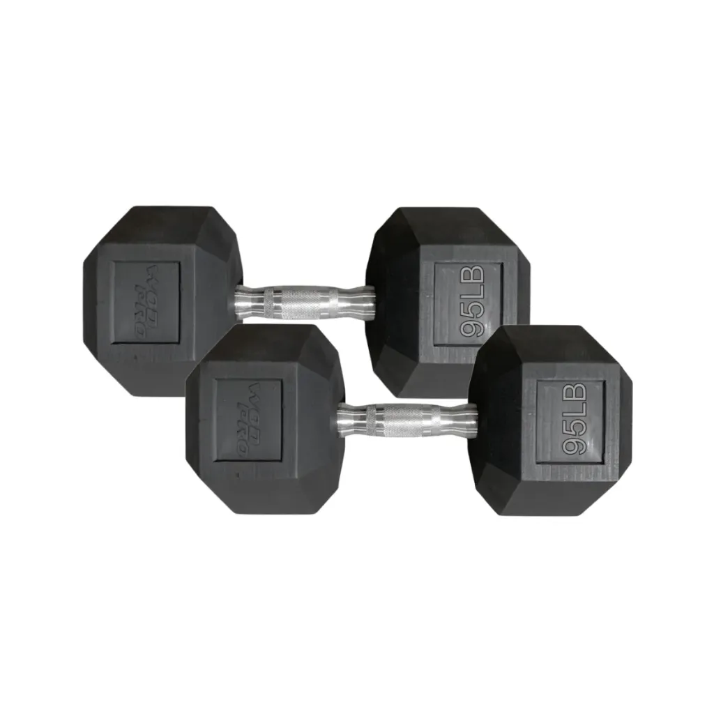 [A000022515] Par de Mancuernas Hexagonales Wod Pro 95 Lbs