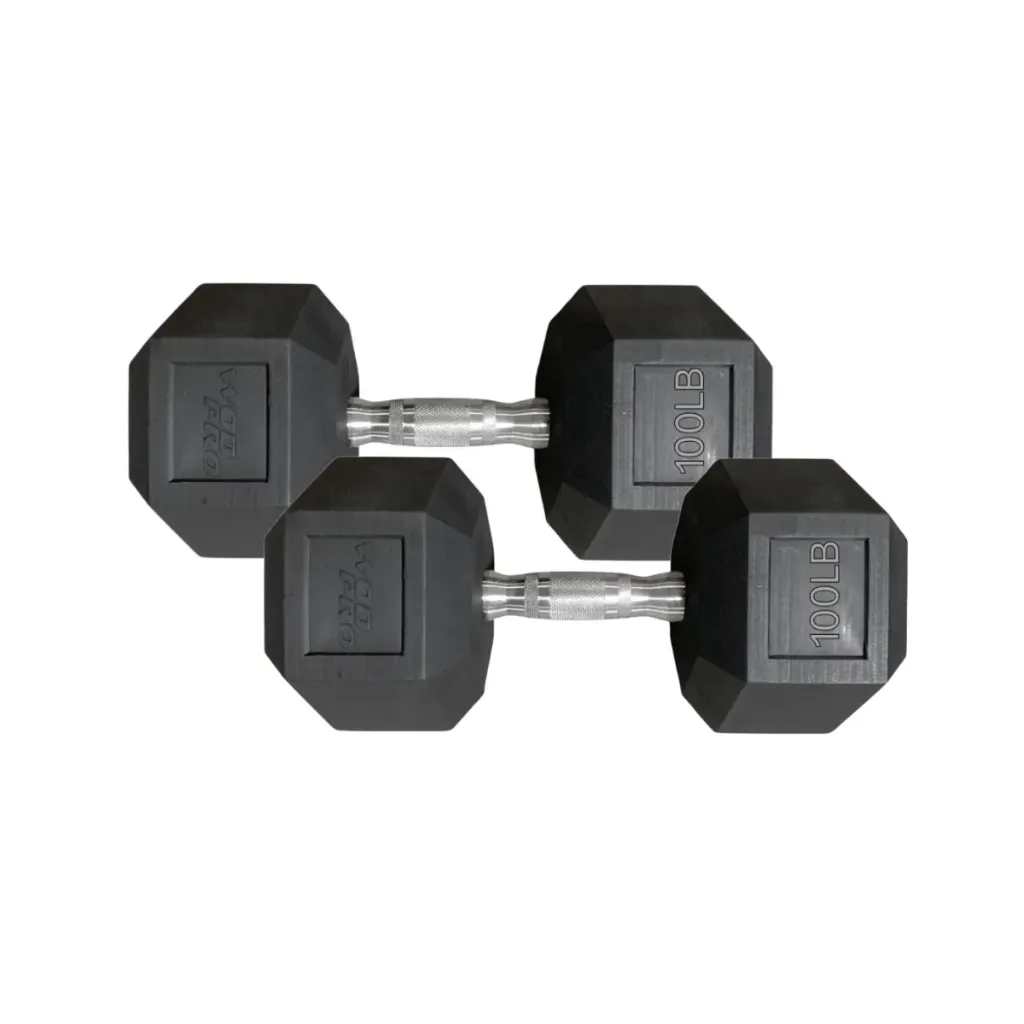 [A000022516] Par de Mancuernas Hexagonales Wod Pro 100 Lbs