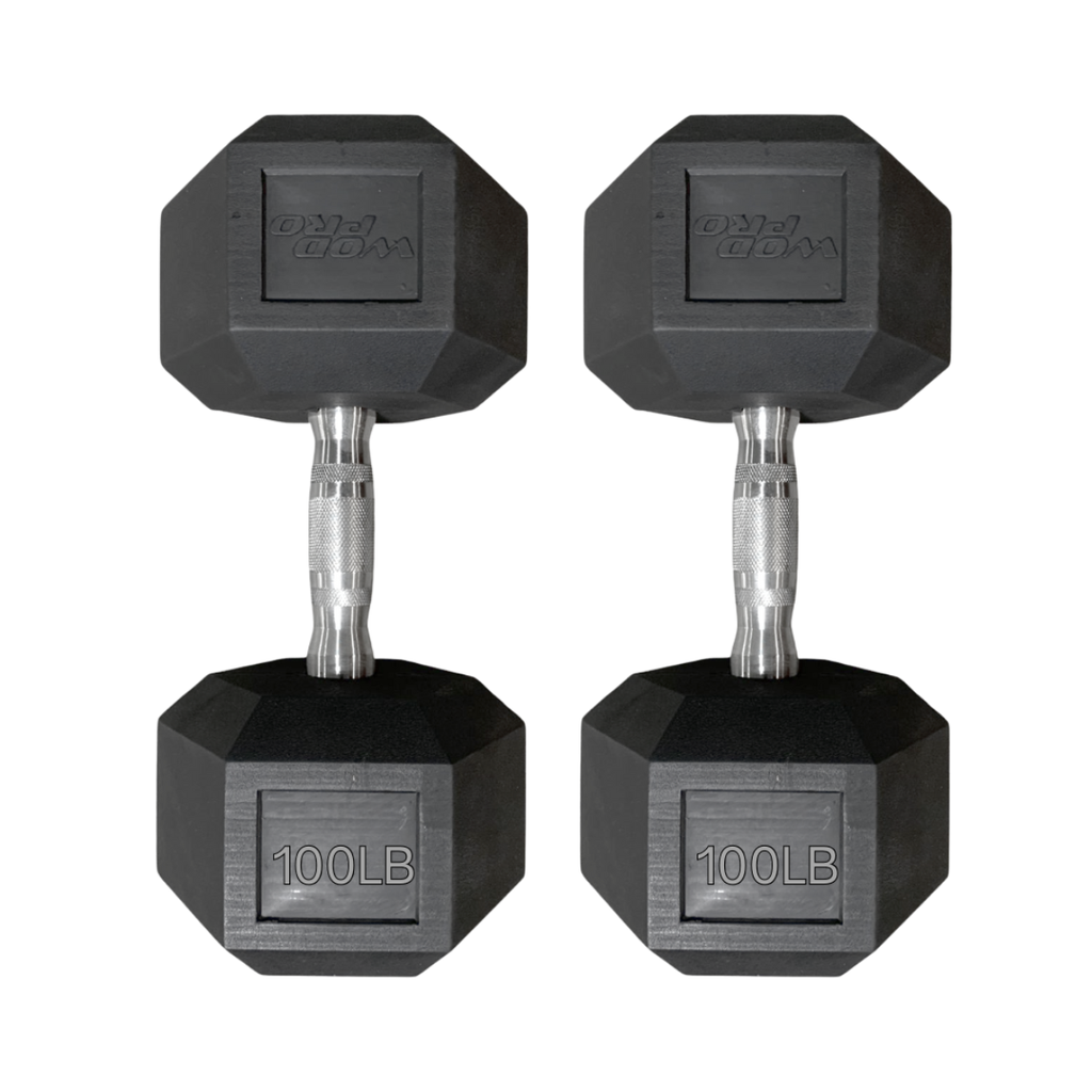 Par de Mancuernas Hexagonales Wod Pro 100 Lbs