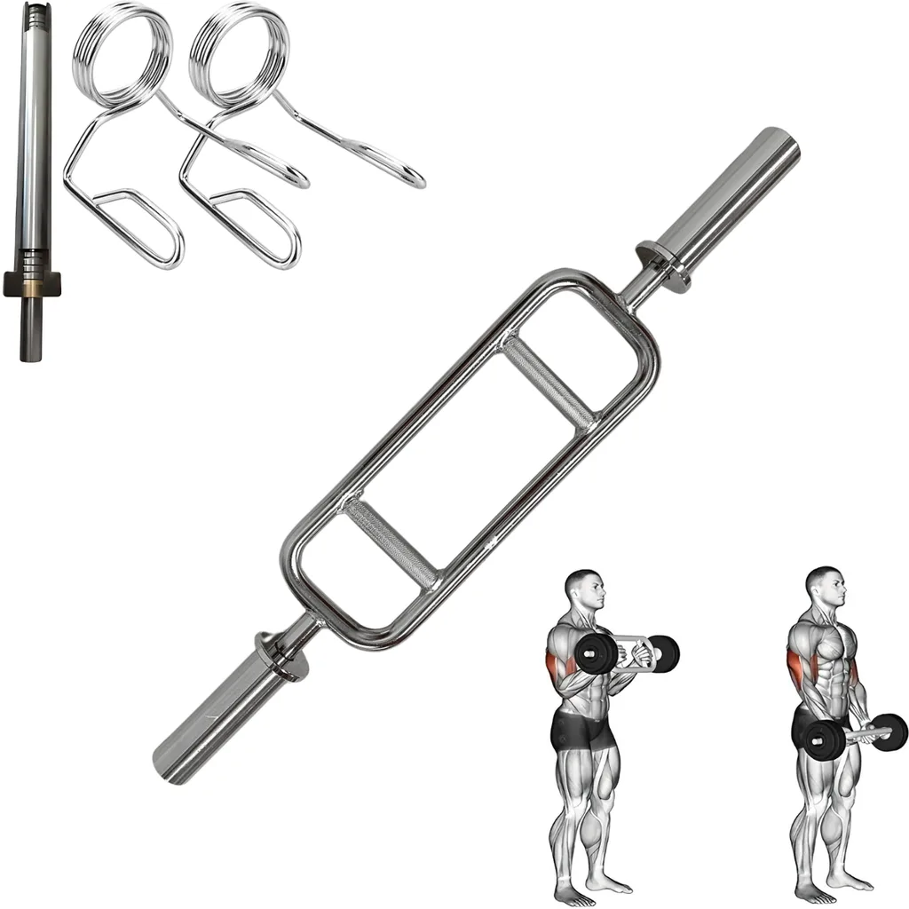 ​Barra Olímpica Romana Wod Pro para Tríceps con Bujes