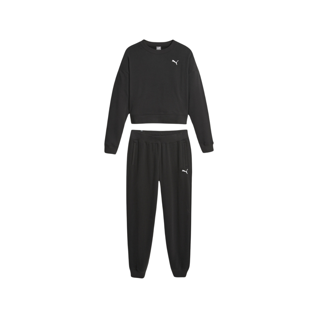 [A000022792] Conjunto deportivo Puma Loungewear para mujer (Negro, XS)