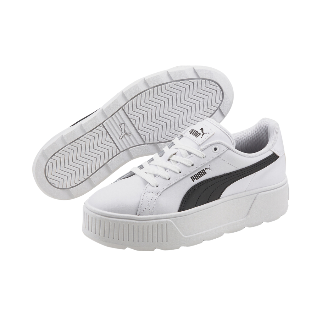 [A000022838] Tenis Puma Karmen L para mujer (Blanco/Negro, 23 MX)