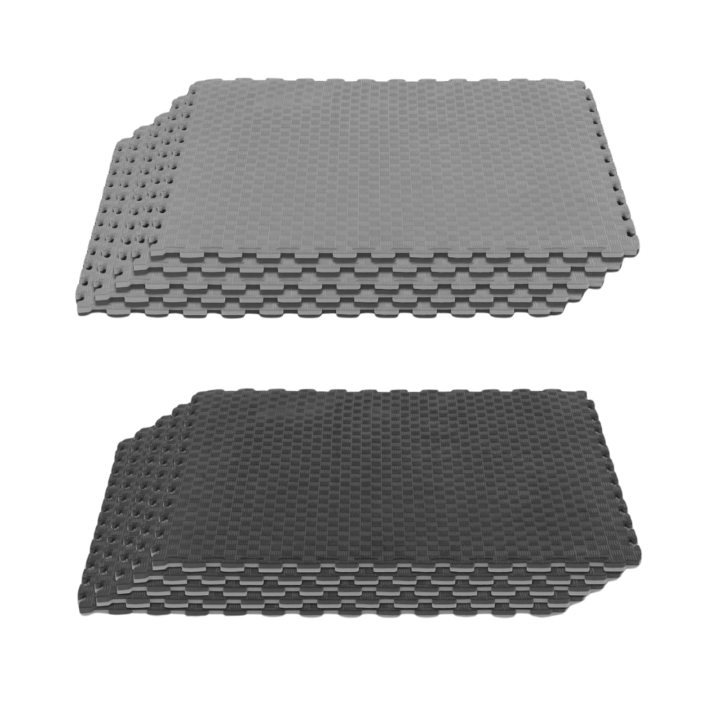 [A000023346] Piso Tatami Wod Pro 25 mm 1 m² Rompecabezas (10 Metros) (Negro/Gris)