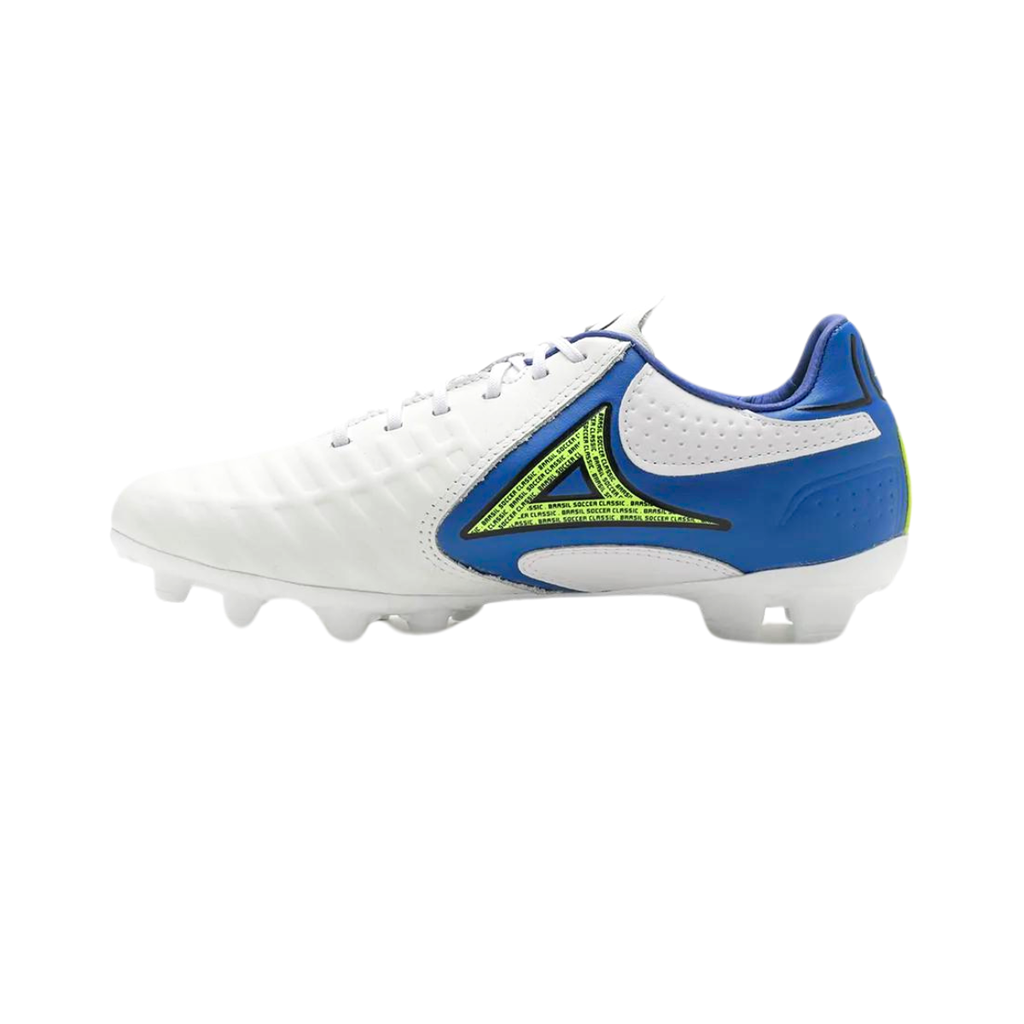 [A000023623] Tenis Pirma Futbol 3042 Brasil Reinier juvenil (Blanco/Azul, 2.5 MX)