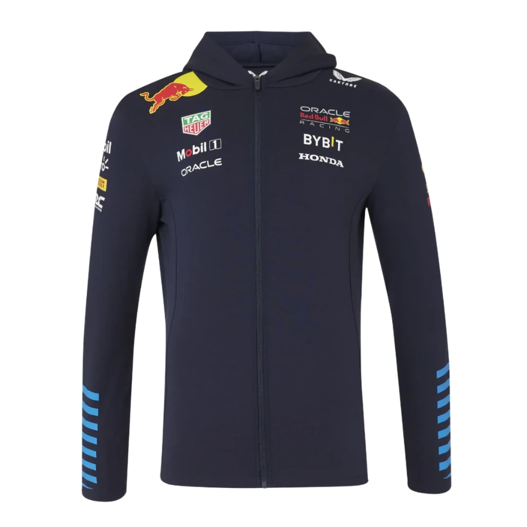 [A000023806] Sudadera Castore F1 Red Bull Racing 2024 con cierre para hombre (XL)
