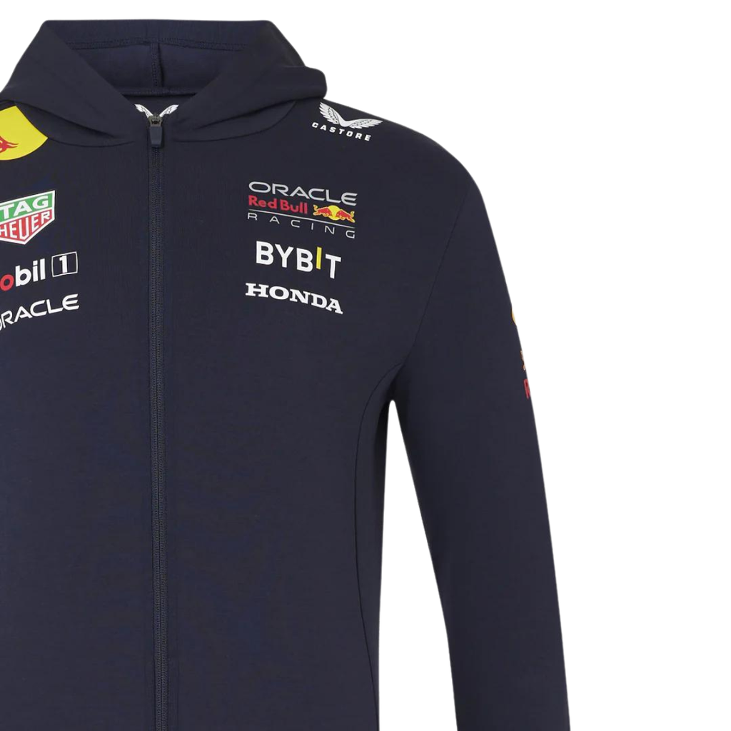 [A000023806] Sudadera Castore F1 Red Bull Racing 2024 con cierre para hombre (XL)
