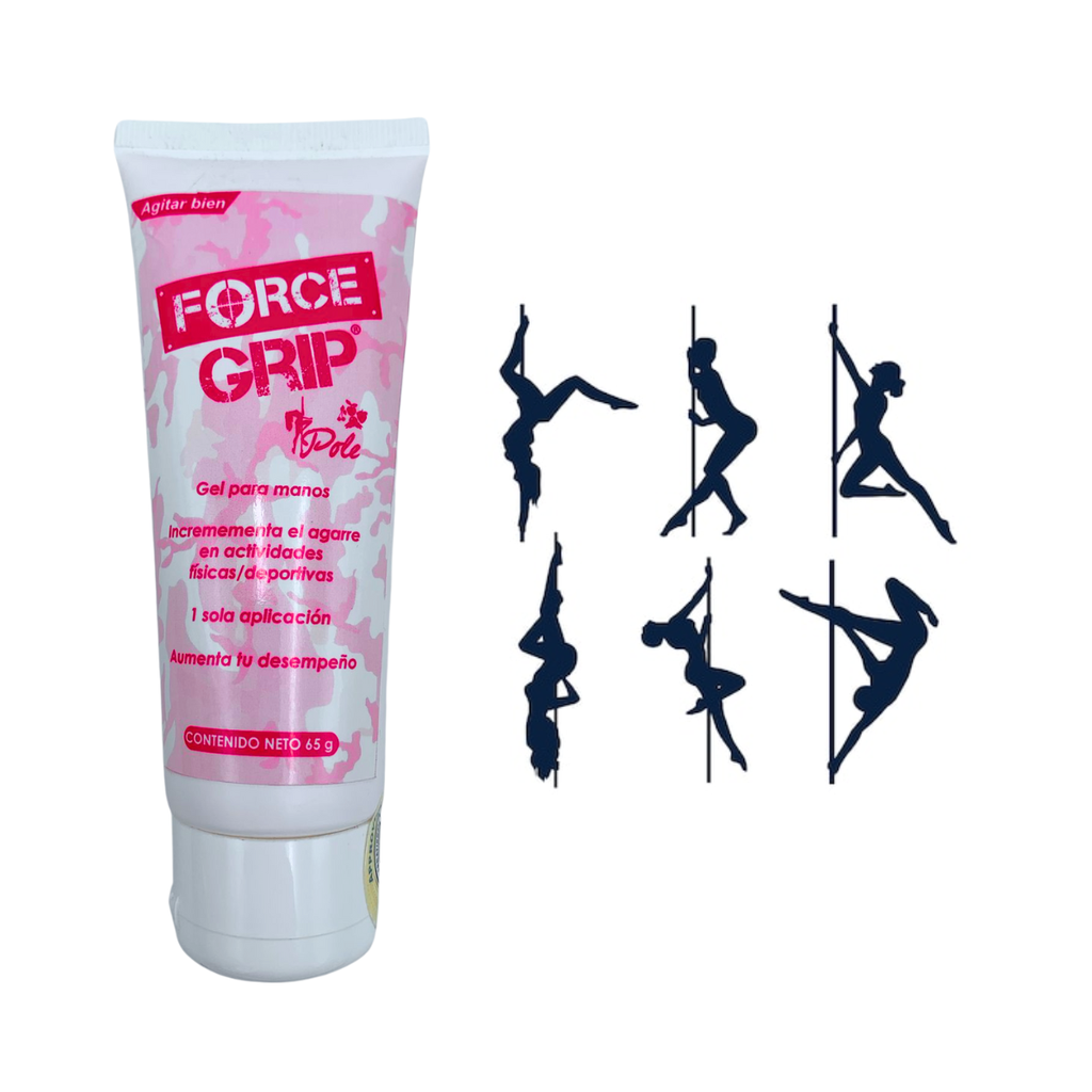[A00003291] Magnesia Líquida Pole Dance En Gel Force Grip (Rosa)
