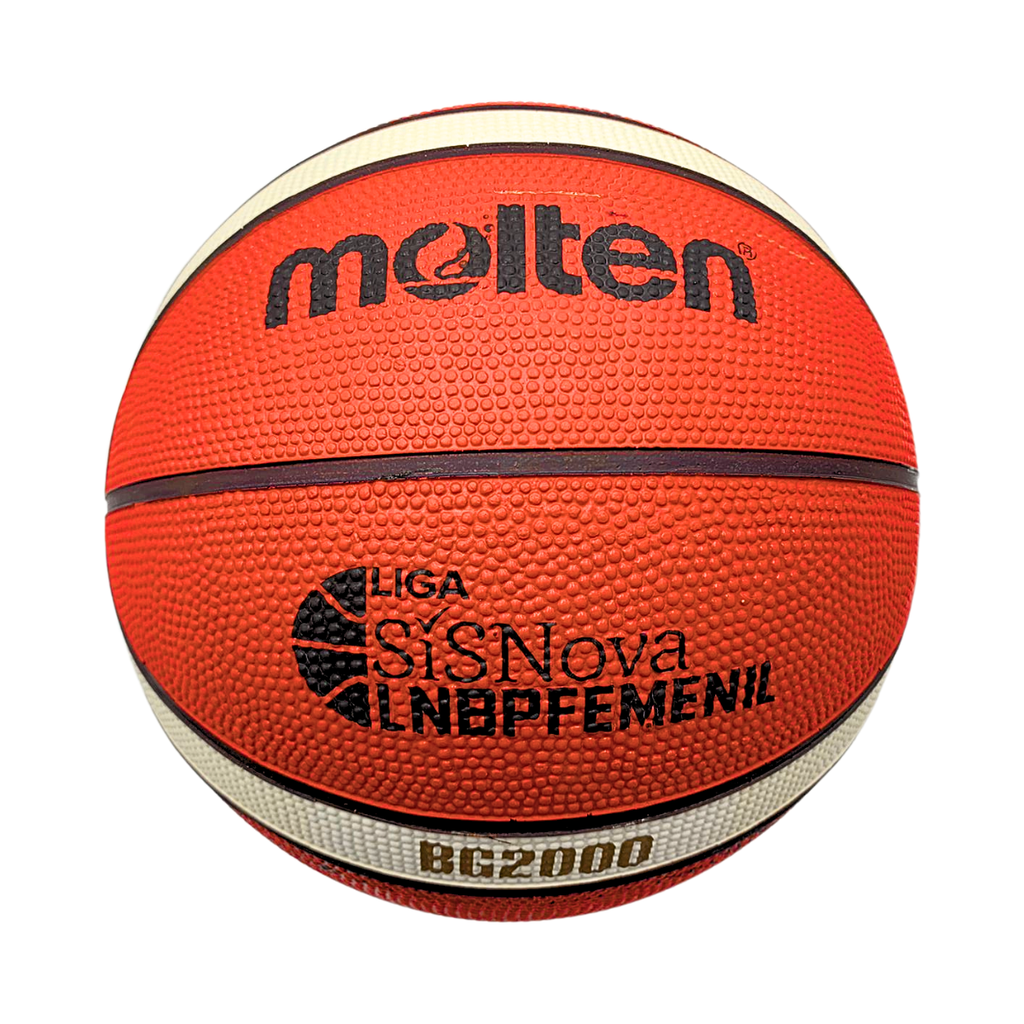 Balón de baloncesto Molten B6G2000 LNBP #6 hule natural