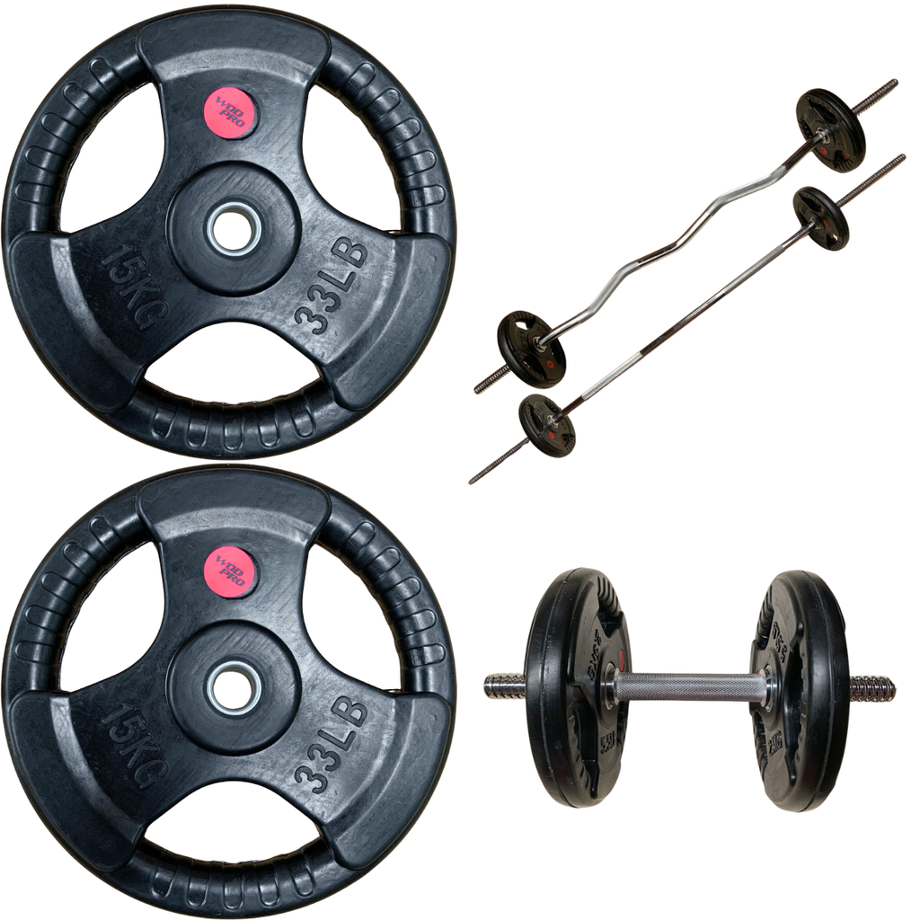 [A000024656] Par de Discos Recubiertos Wod Pro Estándar 1" 15 kg