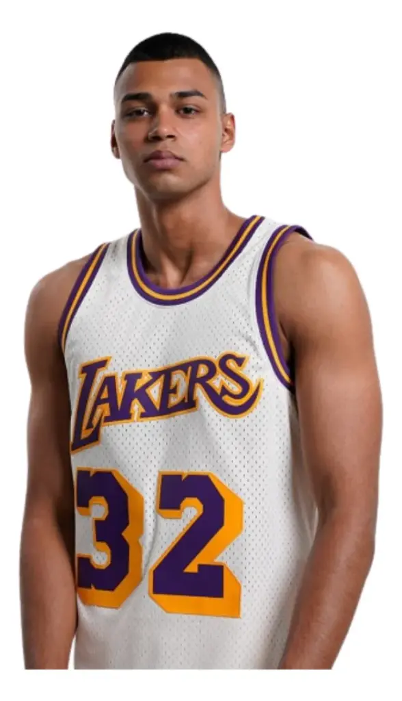 [A000025155] Jersey Mitchell & Ness NBA Los Angeles Lakers Team Color Swingman 1984 Magic Johnson (M)