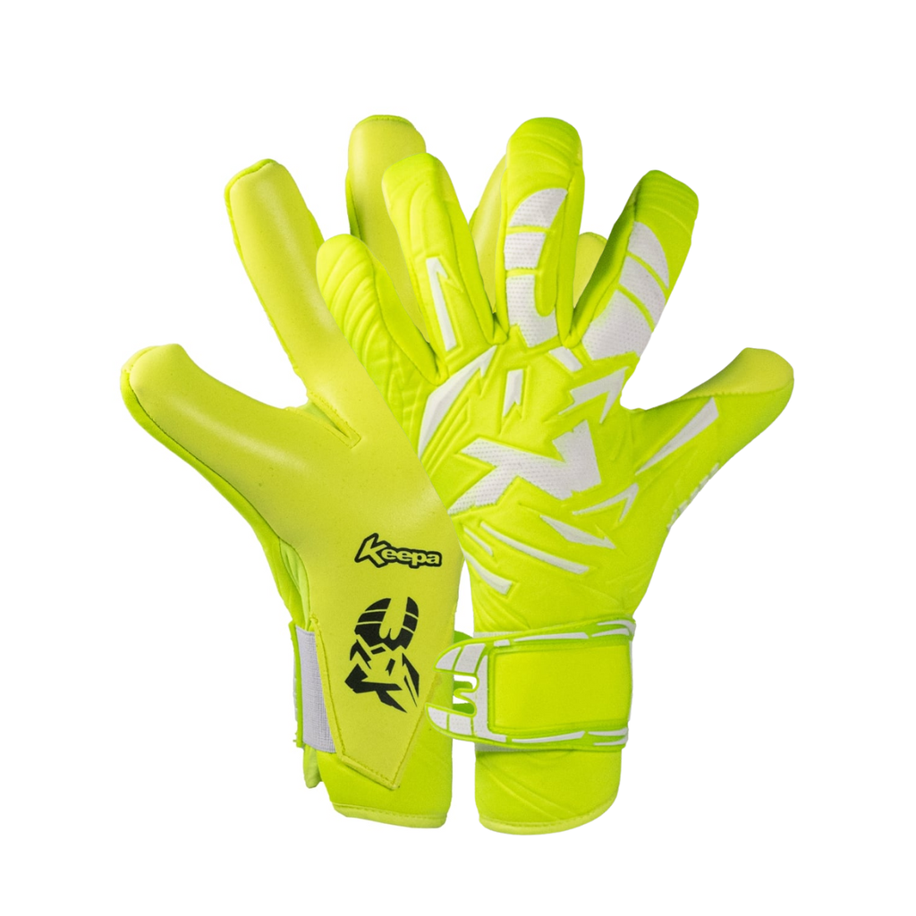 [A000025499] Guantes para portero Keepa Vitara profesional adulto (Amarillo/Blanco, 9)