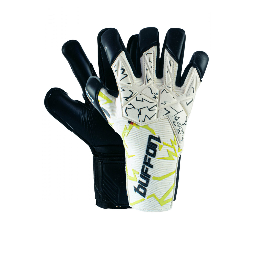 [A000025629] Guantes Portero Buffon Sultan Pro Adulto (Blanco/Negro/Amarillo, 8)