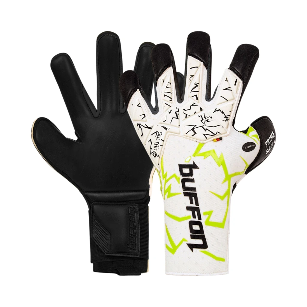 [A000025629] Guantes de Portero Buffon Sultan Adulto (Blanco/Negro/Amarillo, 8)